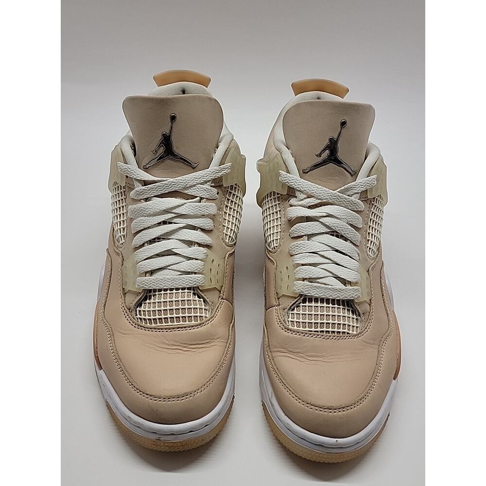 NIKE AIR JORDAN 4 Retro Shimmer High Top Sneakers Women's US Size 9.5M